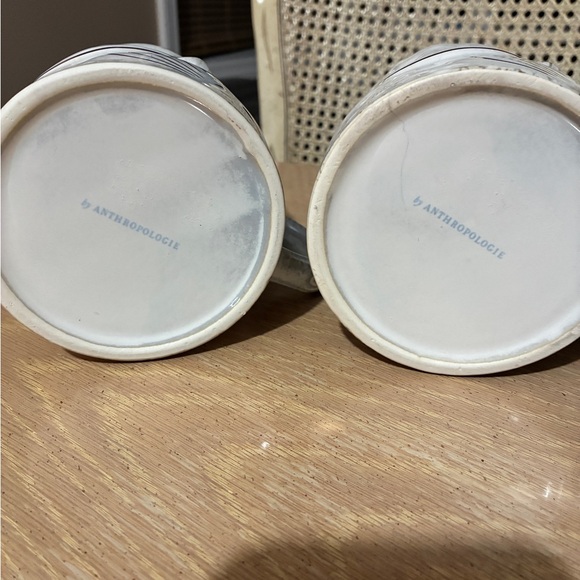 Anthropologie Yuletide Santa Mugs 2 - Picture 5 of 6